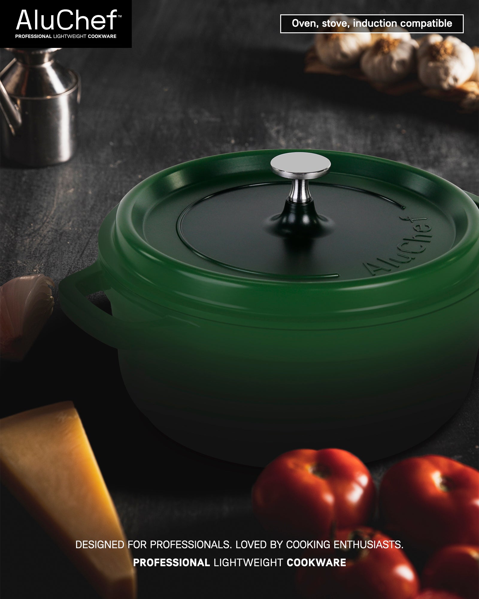 ALUCHEF™ 24CM CASSEROLE ROUND 4.26L