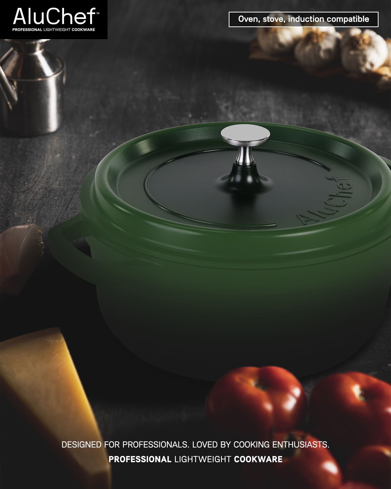 ALUCHEF™ 28CM CASSEROLE ROUND 6.8L