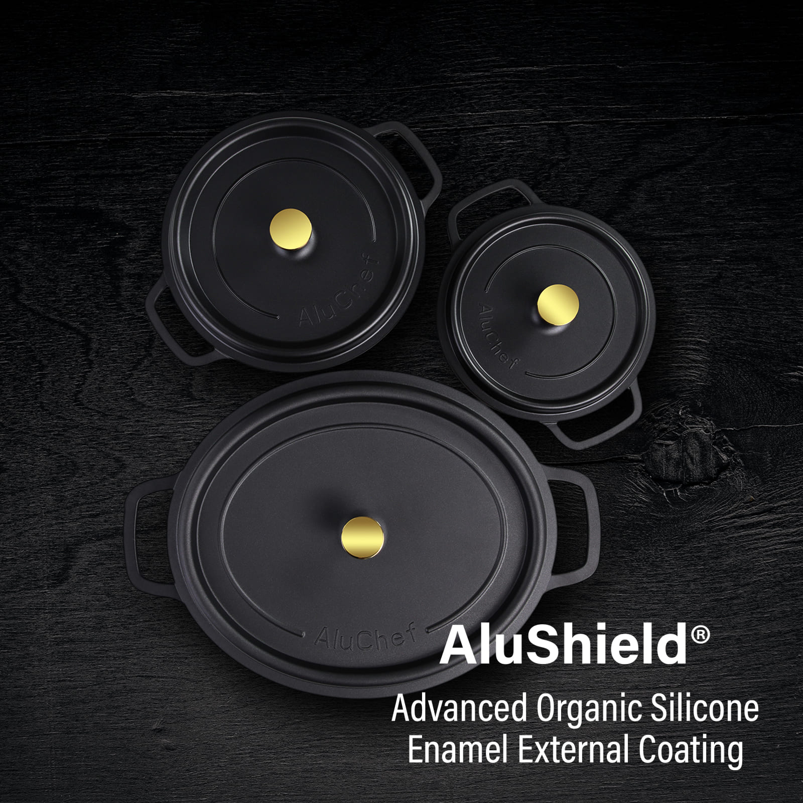 ALUCHEF™ 28CM CASSEROLE ROUND 6.8L