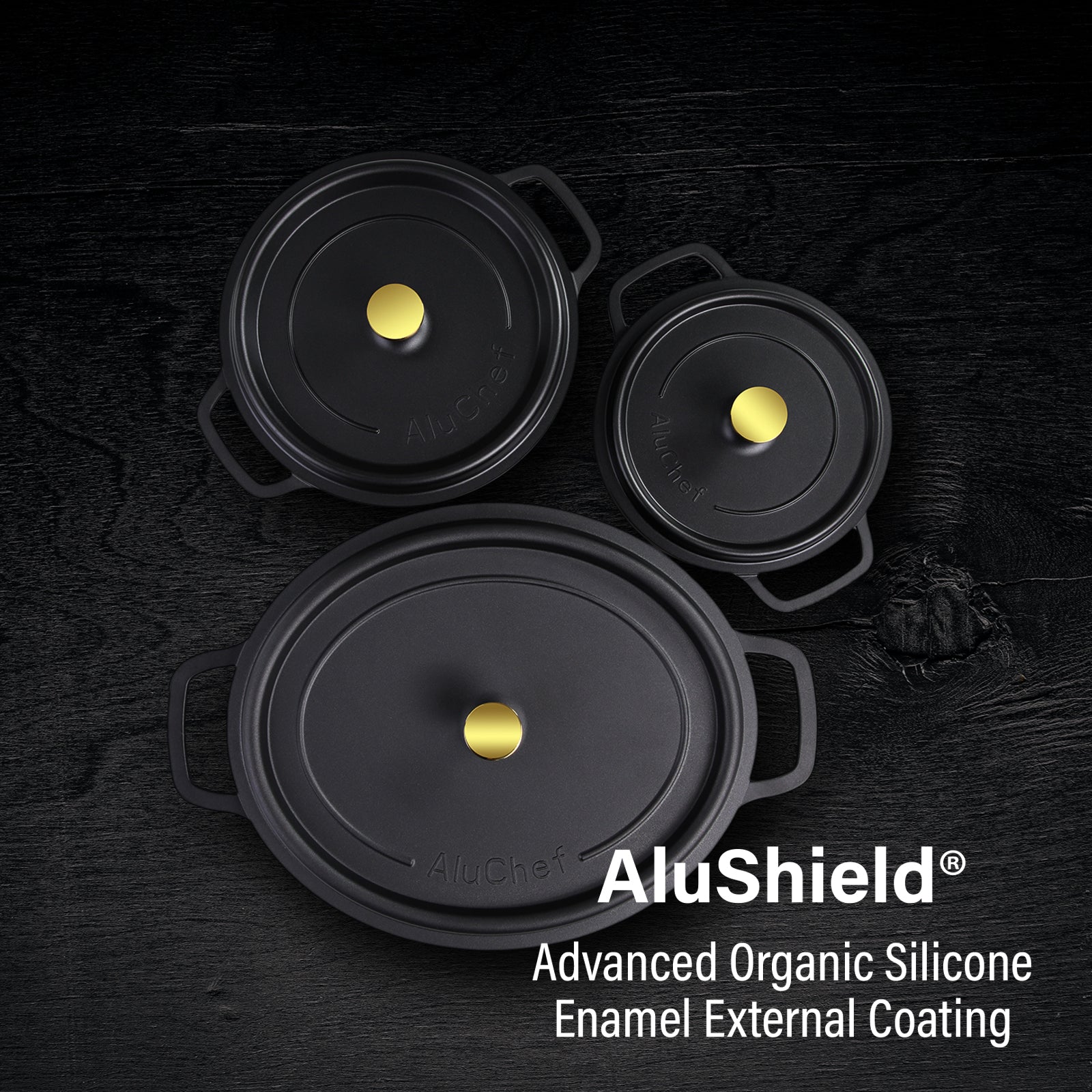 ALUCHEF™ 24CM CASSEROLE ROUND 4.26L