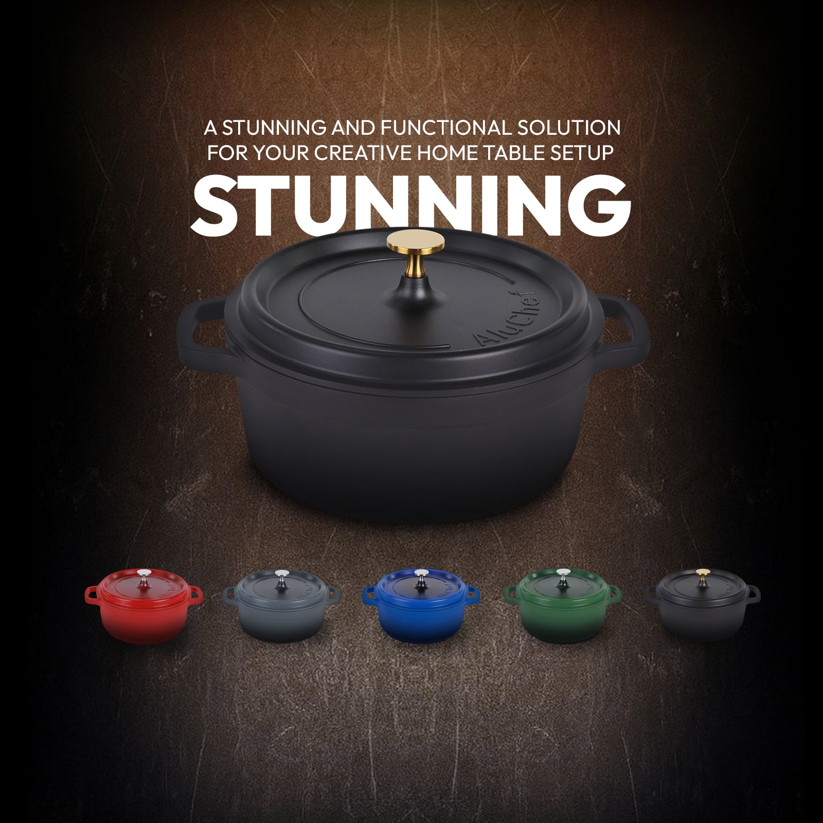 ALUCHEF™ 24CM CASSEROLE ROUND 4.26L